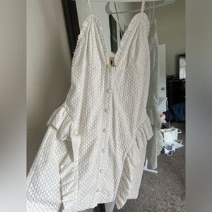 NBD White Mini Dress Gently Worn Size S